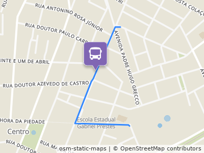 Mapa da parada