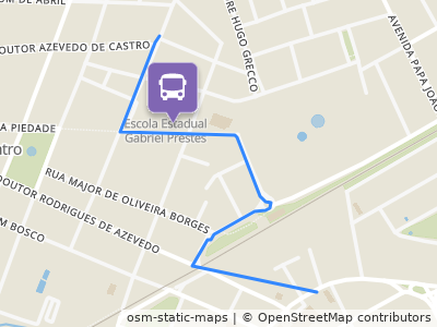 Mapa da parada