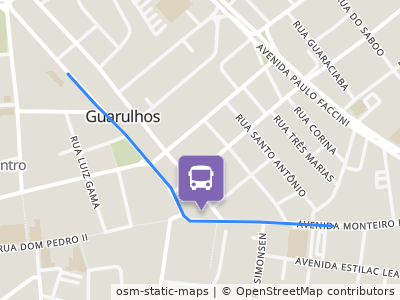 Mapa da parada
