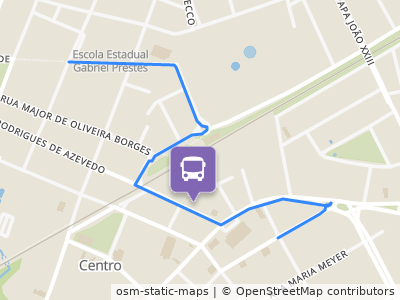 Mapa da parada