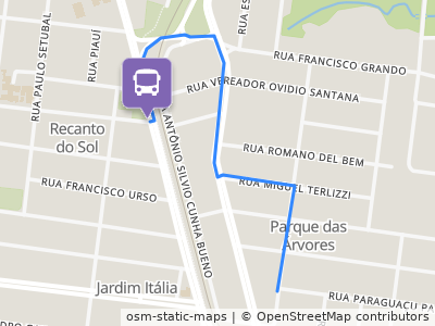Mapa da parada