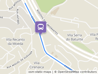 Mapa da parada