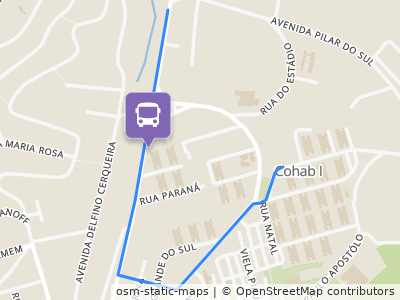Mapa da parada