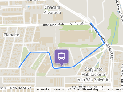 Mapa da parada