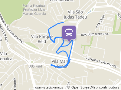 Mapa da parada