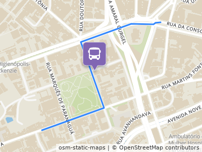 Mapa da parada