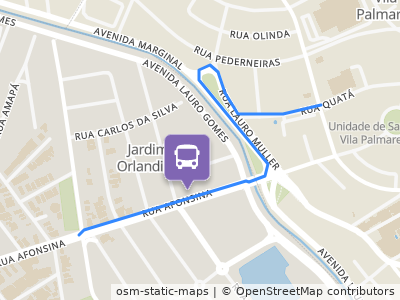 Mapa da parada