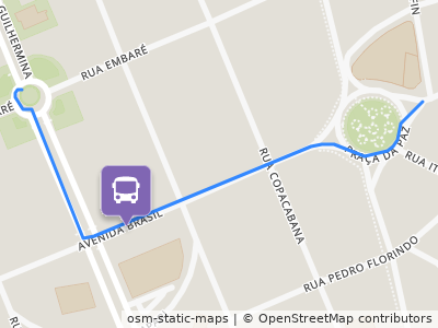 Mapa da parada
