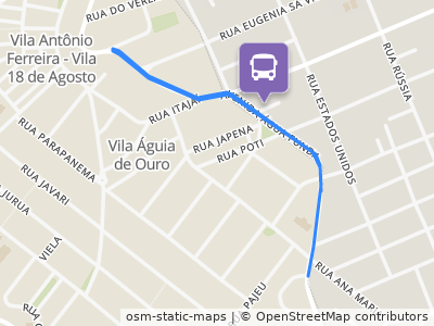 Mapa da parada