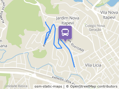 Mapa da parada