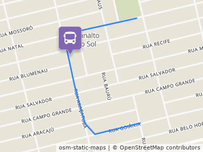 Mapa da parada