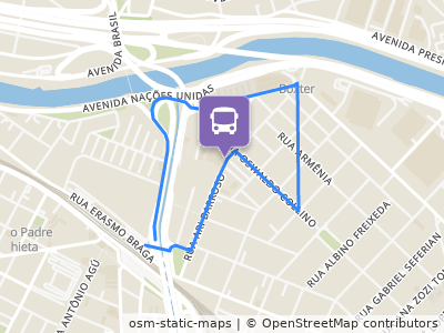 Mapa da parada