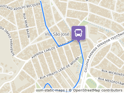 Mapa da parada
