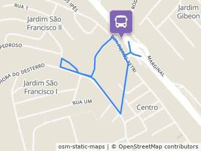 Mapa da parada