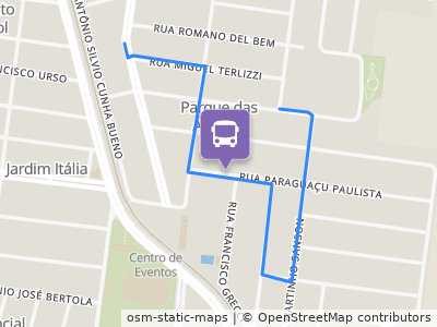 Mapa da parada