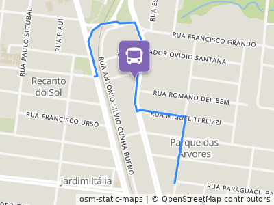 Mapa da parada