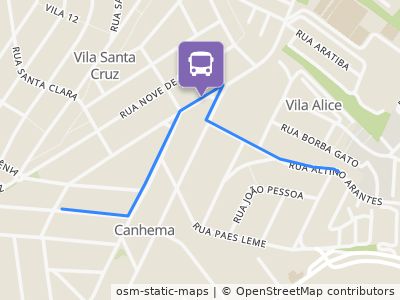 Mapa da parada