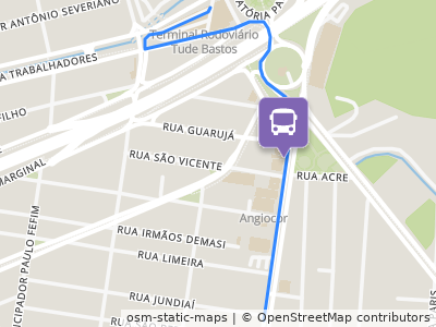 Mapa da parada