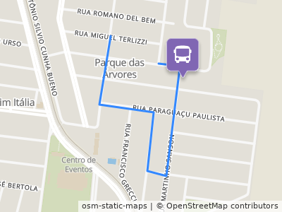 Mapa da parada
