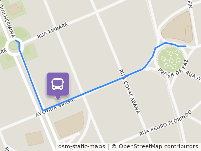 Mapa da parada