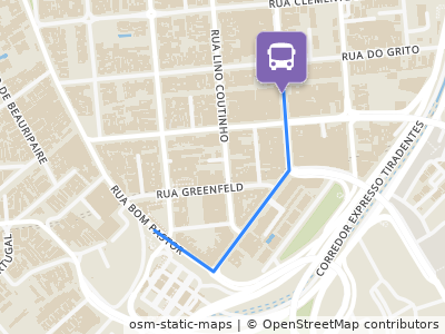 Mapa da parada