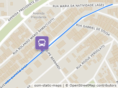 Mapa da parada