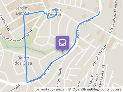 Mapa da parada