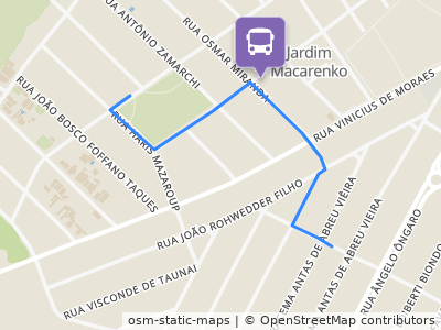 Mapa da parada