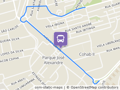 Mapa da parada