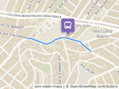 Mapa da parada