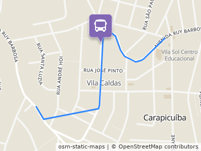 Mapa da parada