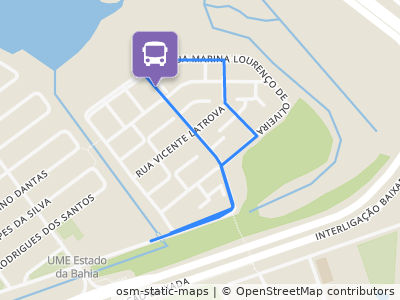 Mapa da parada