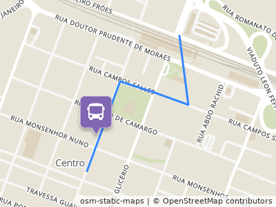 Mapa da parada