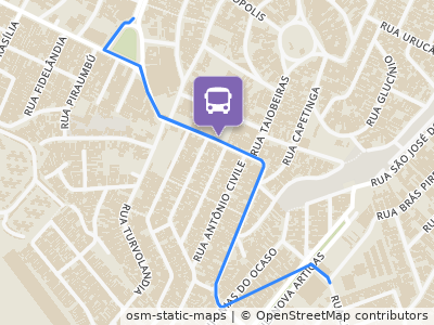 Mapa da parada