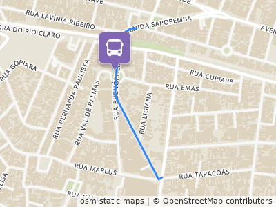 Mapa da parada