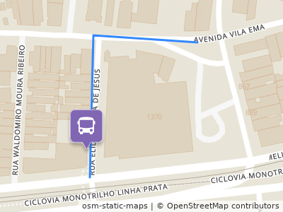 Mapa da parada
