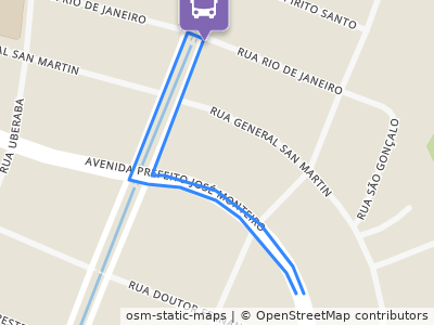 Mapa da parada