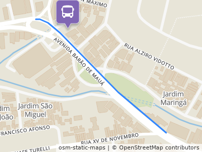 Mapa da parada