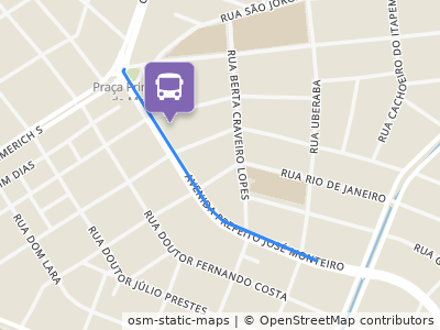 Mapa da parada