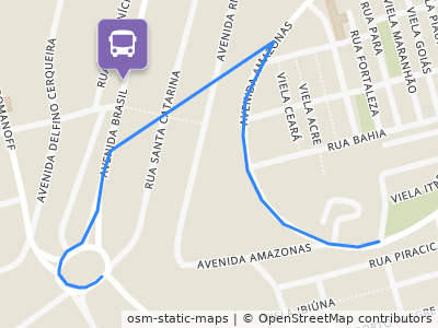 Mapa da parada