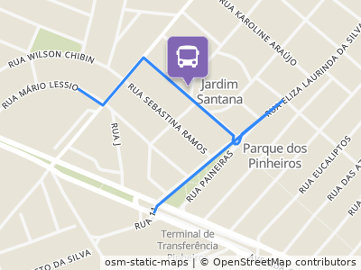 Mapa da parada