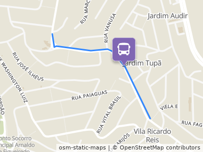 Mapa da parada