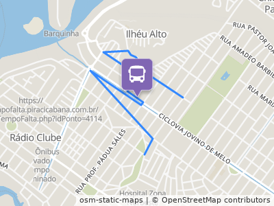 Mapa da parada