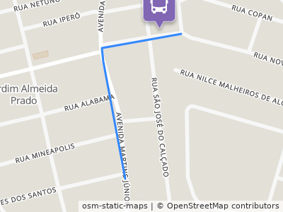 Mapa da parada
