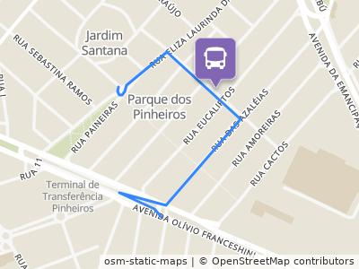 Mapa da parada