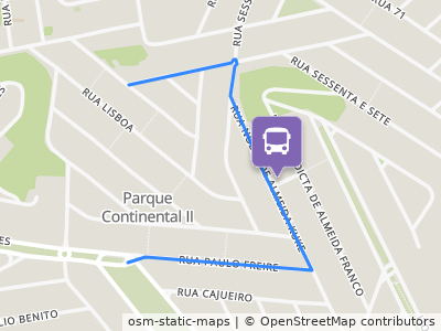 Mapa da parada