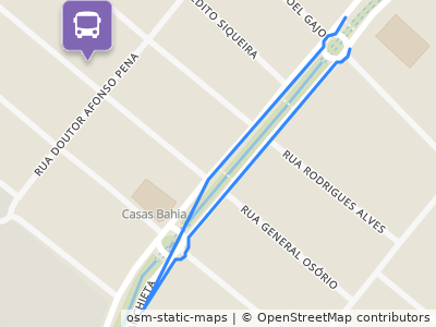 Mapa da parada