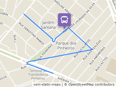 Mapa da parada