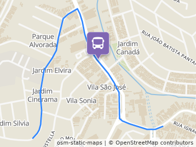 Mapa da parada