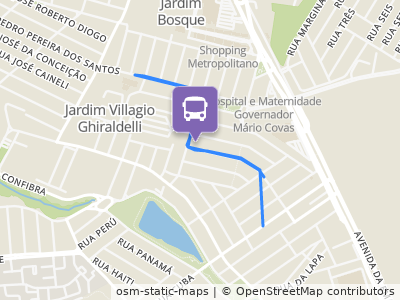 Mapa da parada